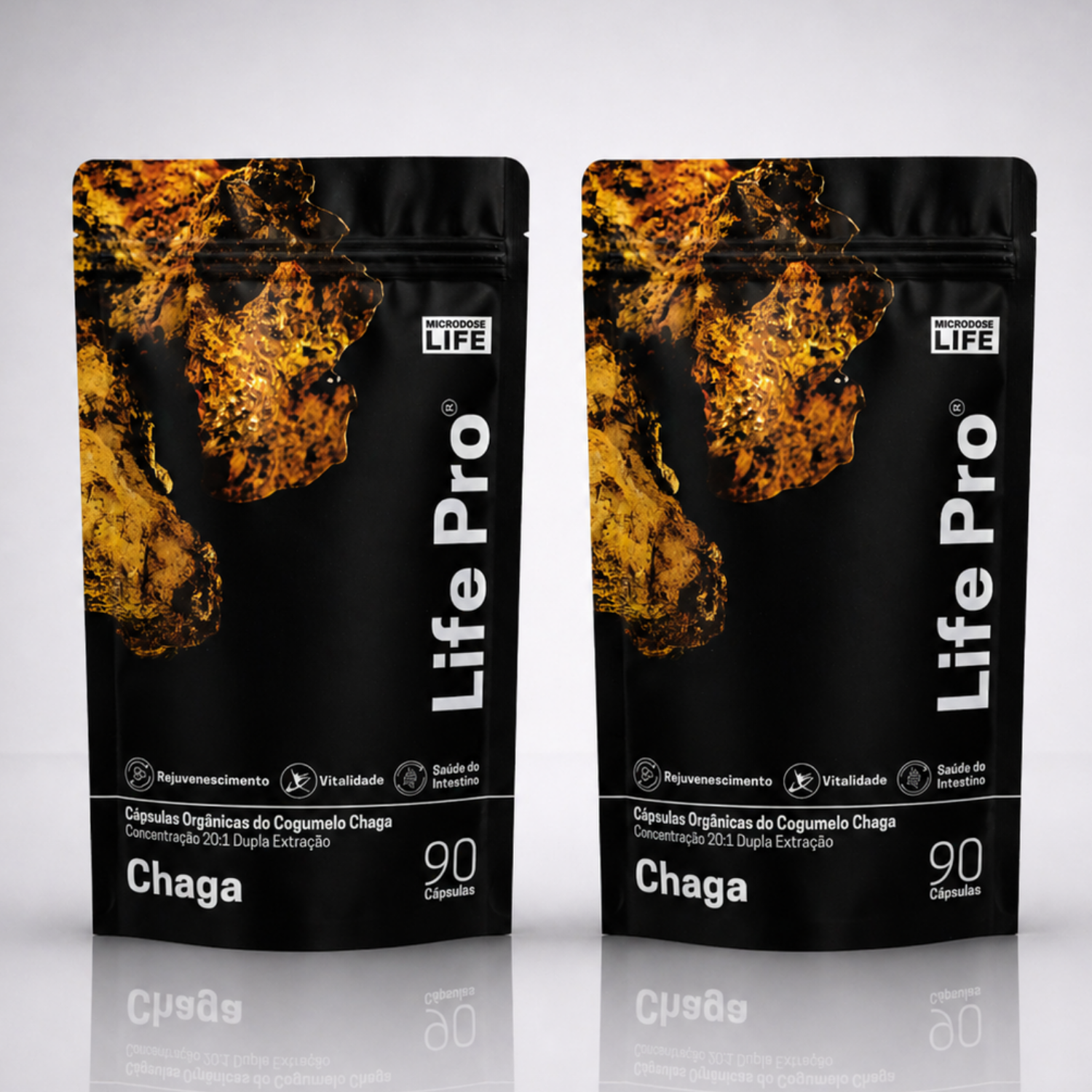 Cogumelo Chaga | Extrato Encapsulado 90 caps