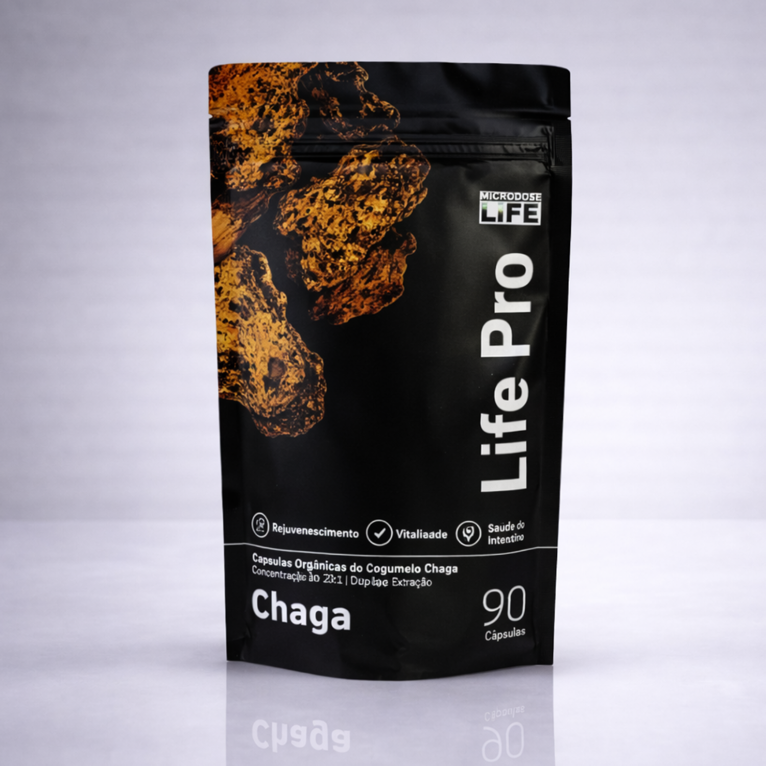 Cogumelo Chaga | Extrato Encapsulado 90 caps