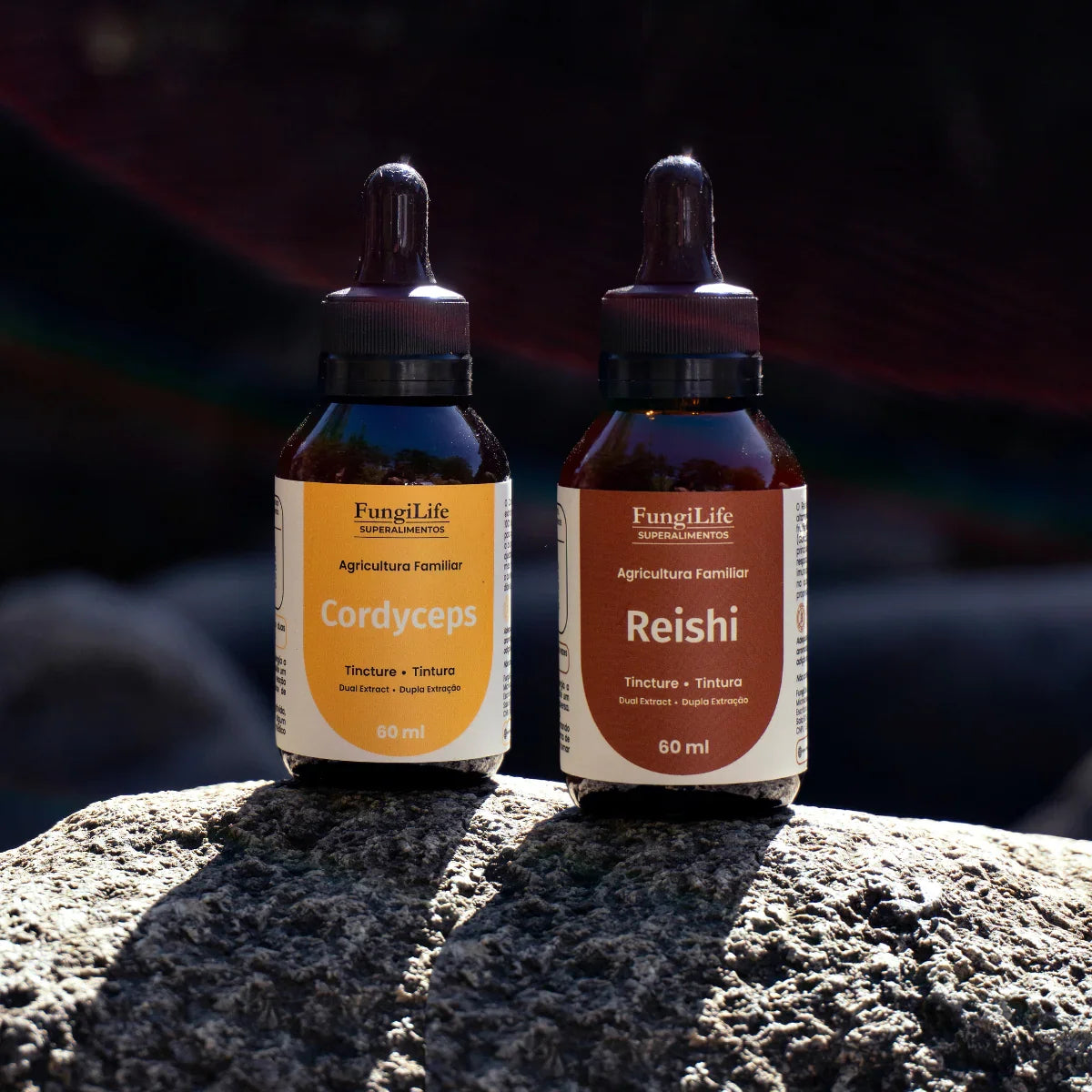 Kit Energia e Equilibrio Cordyceps Reishi Extrato Liquido 60ml