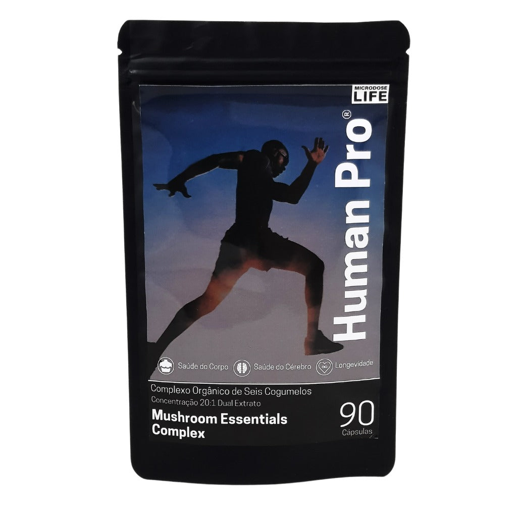 Human Pro - Blend de 6 Cogumelos Naturais - Extrato Encapsulado