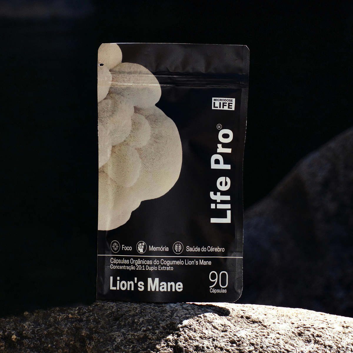 Cogumelo Lions Mane | Extrato Encapsulado 90 caps