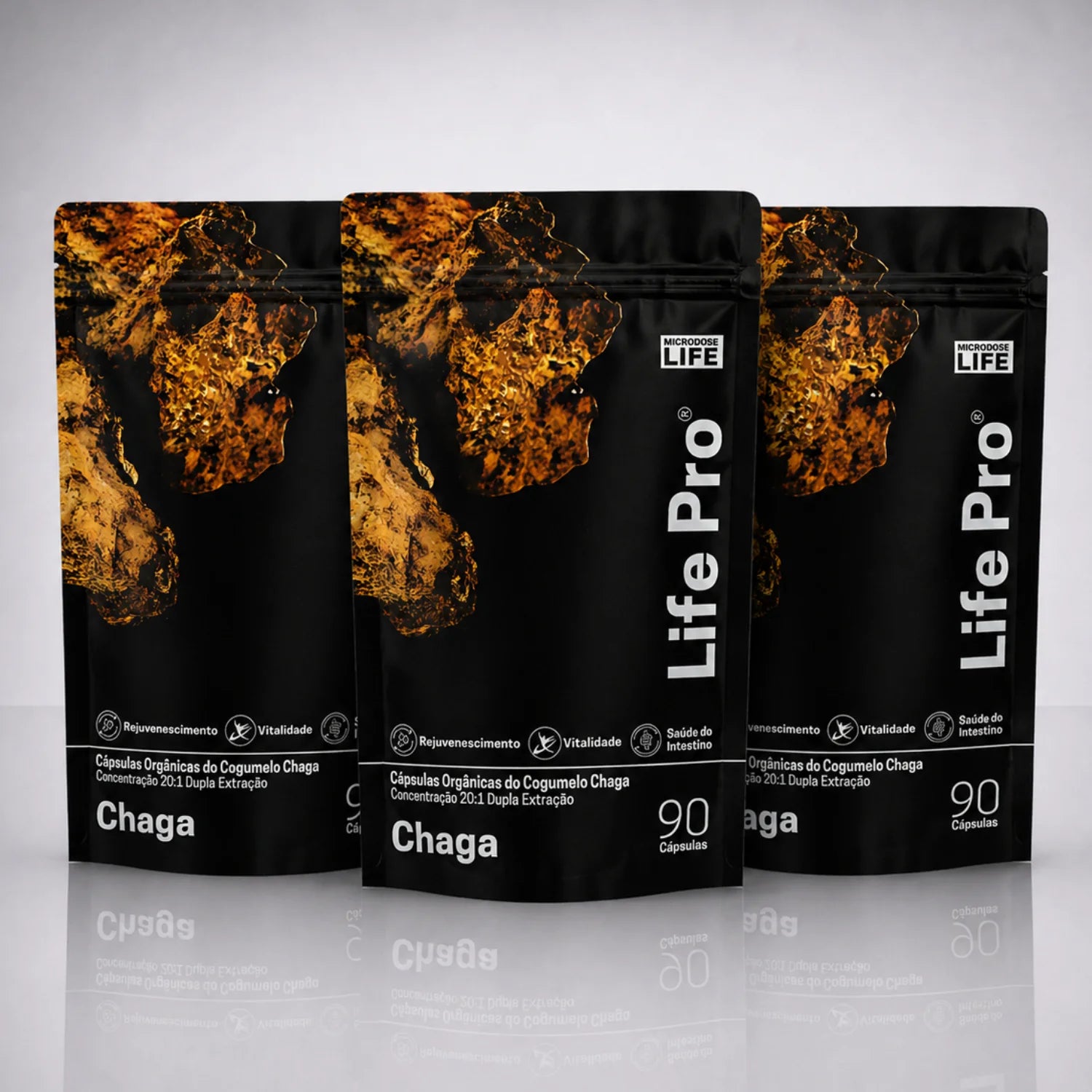 Cogumelo Chaga | Extrato Encapsulado 90 caps